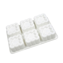 Concave Scented Candle Mold Cookie Molds-concave square