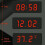 Car Solar Powered Clock 24Hour Time Display Auto Brightness Thermometer Easy Install 3