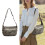 Damen-Umhängetasche, einfache Handtasche, 3