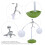 Golf-Geschenkset, Home-Office-Dekoration, Desktop, 15