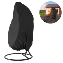Beschermhoes voor hangstoel, waterdichte en windbestendige hoes voor hangstoel, duurzaam koord aan de zoom, polyester met hoge dichtheid, geschikt