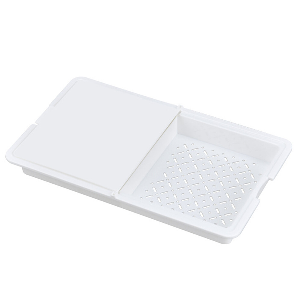 Kitchen Food Preparation Station Double Layer Cutting With Draining Tray Storage Bin Integrated Over Sink Washing Area Dishwasher Safe Lightweig 9153484646828