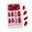 Faux-ongles en acrylique scintillant à pression, 24 pièces, 1
