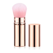 Pinceau de maquillage rétractable, brosse-trompette d'or