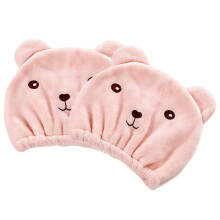 Cozy Thick Hair Towel Cap Secures Fit For Women Men-2 powders