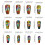Faux ongles d'aspect naturel, 24 pièces, couverture complète, 3