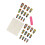 Faux ongles d'aspect naturel, 24 pièces, couverture complète, 6