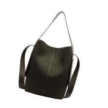 Sac seau élégant avec sangle réglable, sacs à bandoulière-Vert