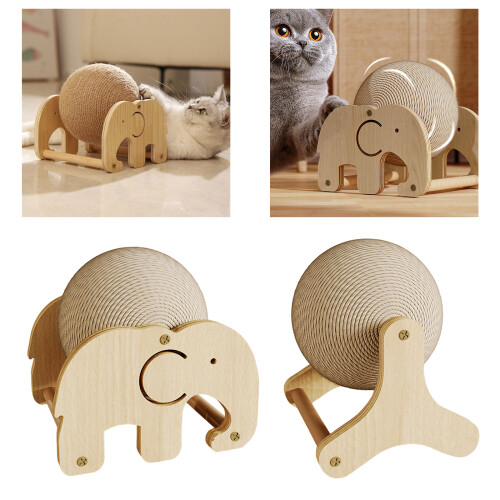Cats Scratch Sphere with in Stable Stand Replacement Pad-S 1 2