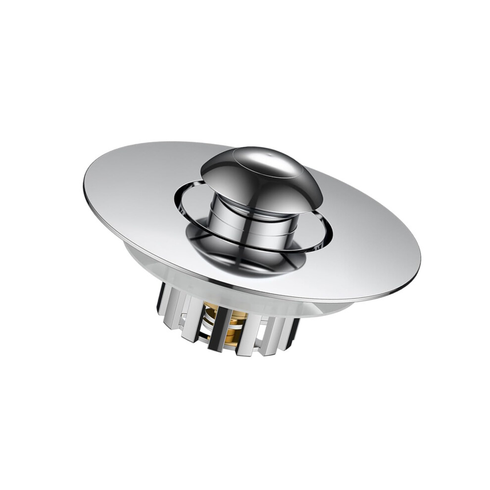 Bathtub Drain Plug Popup Twistremove Mechanism, Rustproof Filter Stopper, Easy Installation, Universal Fit 9105992788972