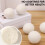 Convenient Laundry Wool Dryer Ball Speed Laundry Routine 70mm 4
