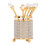 6-teiliges Kaffeelöffel-Set mit Halter, 4