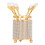 6-teiliges Kaffeelöffel-Set mit Halter, 2