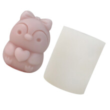 3D Love Penguins Candle Mould Animal Molds Silicone Molds Candle