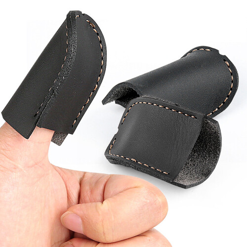 Light Archeries Finger Tab Leather Cover Hand Protector Guard 1