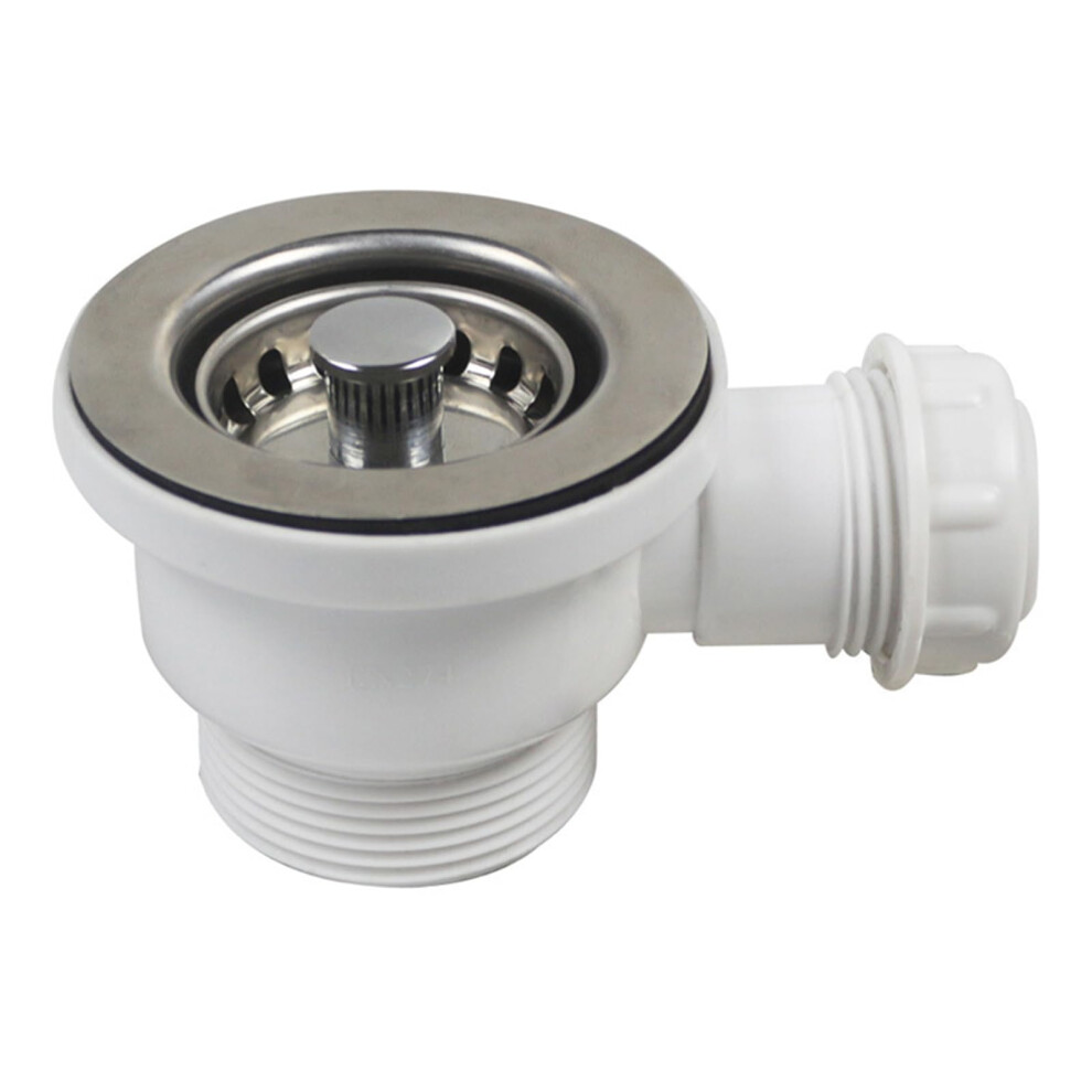 Steel Drain Joint Sink Set For Kitchen Sinks Includes Strainers Basket Valves Compatible With Most Models 9105992789399