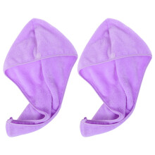 Touca de cabelo de microfibra, touca de secagem duradoura e superabsorvente, secagem rápida e antifrizz para todos os tipos de cabelo, turbante