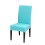Housse de chaise élastique, couleur unie, pour-Bleu ciel 1