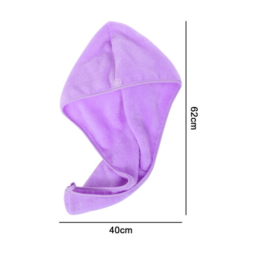 Πετσέτα μαλλιών μικροϊνών, σκουφάκι στεγνώματος μακράς διαρκείας και εξαιρετικά 1