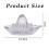 Γυάλινος χειροκίνητος αποχυμωτής με λαβή και στόμιο, Διαφανής γυάλινος 5