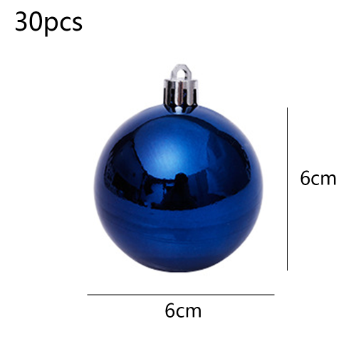 Timeless Christmas Tree Decorations, Shatterproof Clear Plastic Baubles with Embedded Sparkling Decorations 1