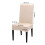 Housse de chaise élastique, couleur unie, pour-Bleu ciel 4