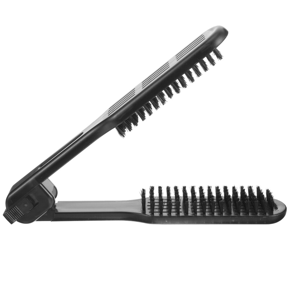 Hair Straightening Brush For All Hair Types, Ergonomic Design, Durable Bristle Material, Static Straightener Comb