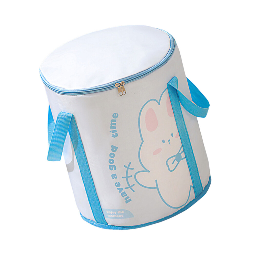 Large Capacity Foldable Foot Spa Tub  Foot Soaking Bag-Blue