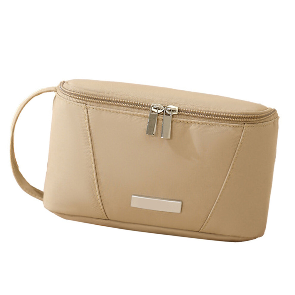 Makeup Bag,Portable Travel Makeup Bag Organizer with-Coffee