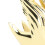 Goldener Serviettenhalter, eleganter moderner 15