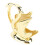 Goldener Serviettenhalter, eleganter moderner 8