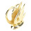 Goldener Serviettenhalter, eleganter moderner 9