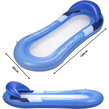 Galleggianti gonfiabili per piscina per adulti, sedile comfort in rete dal design ergonomico che garantisce galleggiamento stabile e massimo relax,