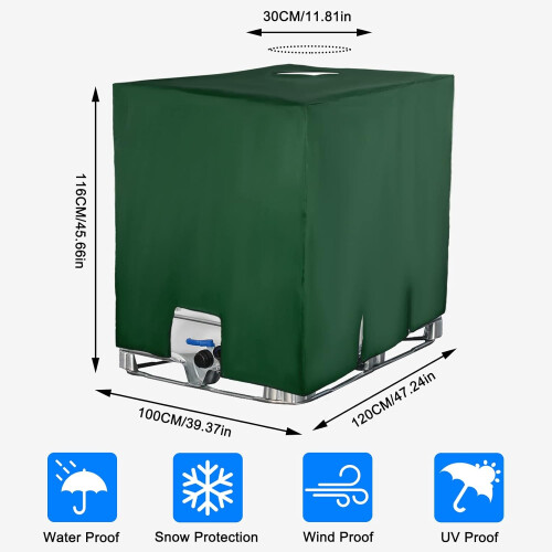Ασπίδα IBC Tote για τις καιρικές συνθήκες, ανθεκτική και διπλής στρώσης ραμμένη 1