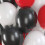 Υλικό Latex υψηλής ποιότητας, μη τοξικό, ανθεκτικό, 10 ίντσες ματ μαύρο πορτοκαλί 5