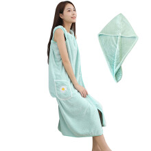 Schnelltrocknendes, saugfähiges, tragbares Badetuch, Material: Korallensamt, verstellbarer Dusch-Wrap für Damen, geeignet für Zuhause, Sauna und