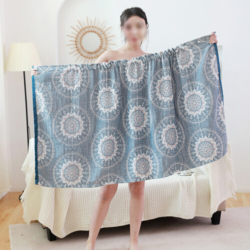 Chic Terry Cloth Wrap, Αναπνέον και Υψηλής Απορροφητικότητας, Ρυθμιζόμενο Κλείσιμο για 2