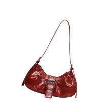 Sac de transport en cuir PU pour femmes, sac à-Bourgogne