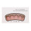 24 Stück Leopard French Tip Press On Nail Short Square Style 2