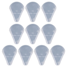 Porte-pinceaux de maquillage en plastique, 10-Secteur n6