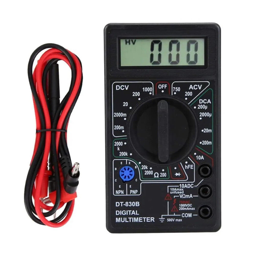 Lcd Digital Multimeter Ac/Dc 750/1000V Voltmeter Ammeter Ohm Tester Handheld Precision Safe 9323874408392