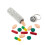 Glitzernde Strass-Pillenbox, tragbarer-Schwarz 7
