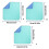 Polyester Incontinence Bed Mats Super Absorbent Leakproof-45 60 3