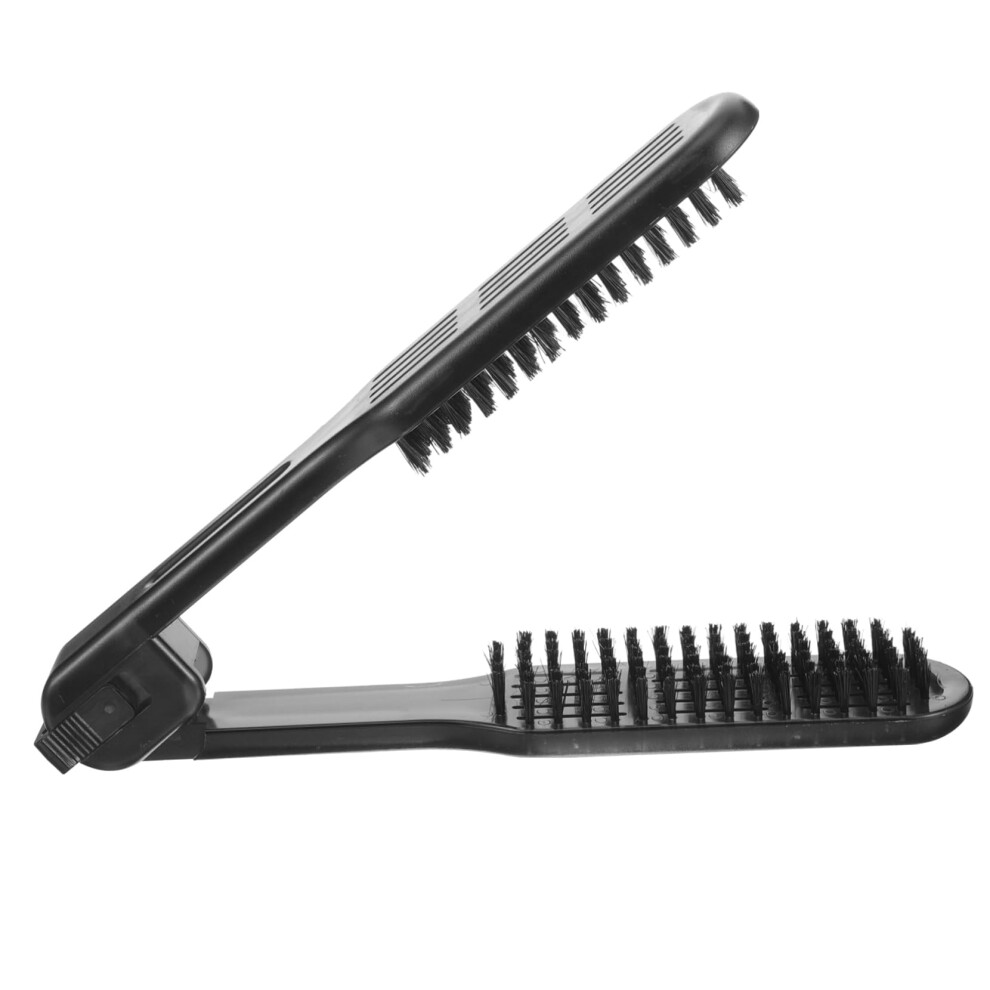 Portable AntiStatic Hair Straightening Comb Lightweight Handheld Straightener Brush For Salon And Home Use Hair Types
