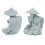 Fischerstatue, sitzend, Angeln, alter Mann, Figur, 8