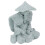 Fischerstatue, sitzend, Angeln, alter Mann, Figur, 3