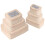 6pcs Travel Packing Cube Set Space Saving Luggage-Beige 1