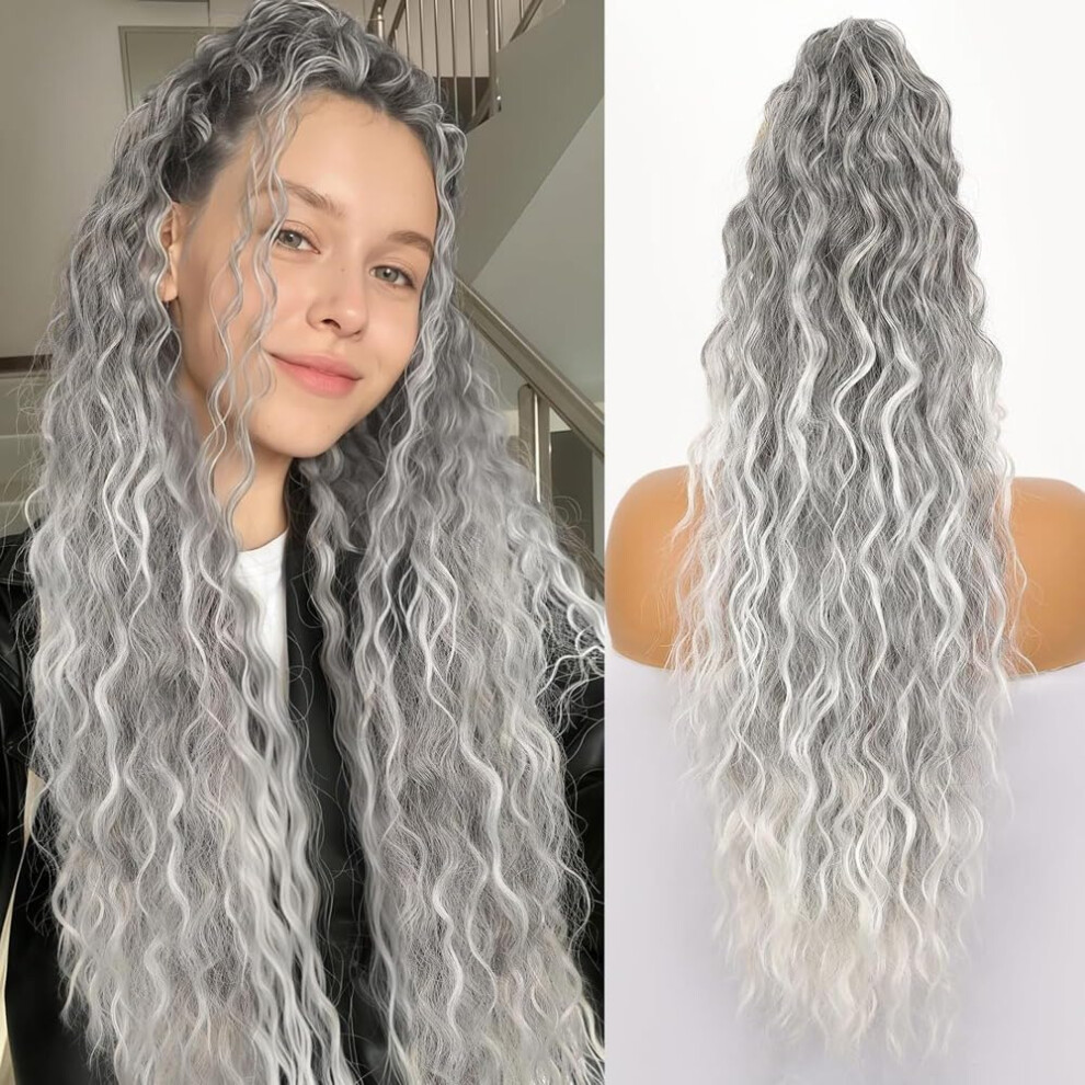 30 in Wave Braiding Hair Water Wave Crochet Braids For Butterfly Locs Crochet Twists Bohemian Braids 171T60A#