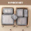 6pcs Travel Packing Cube Set Space Saving Luggage-Beige 7