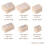 6pcs Travel Packing Cube Set Space Saving Luggage-Beige 4